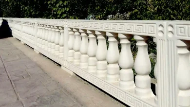 نرده بتنی کلاسیک