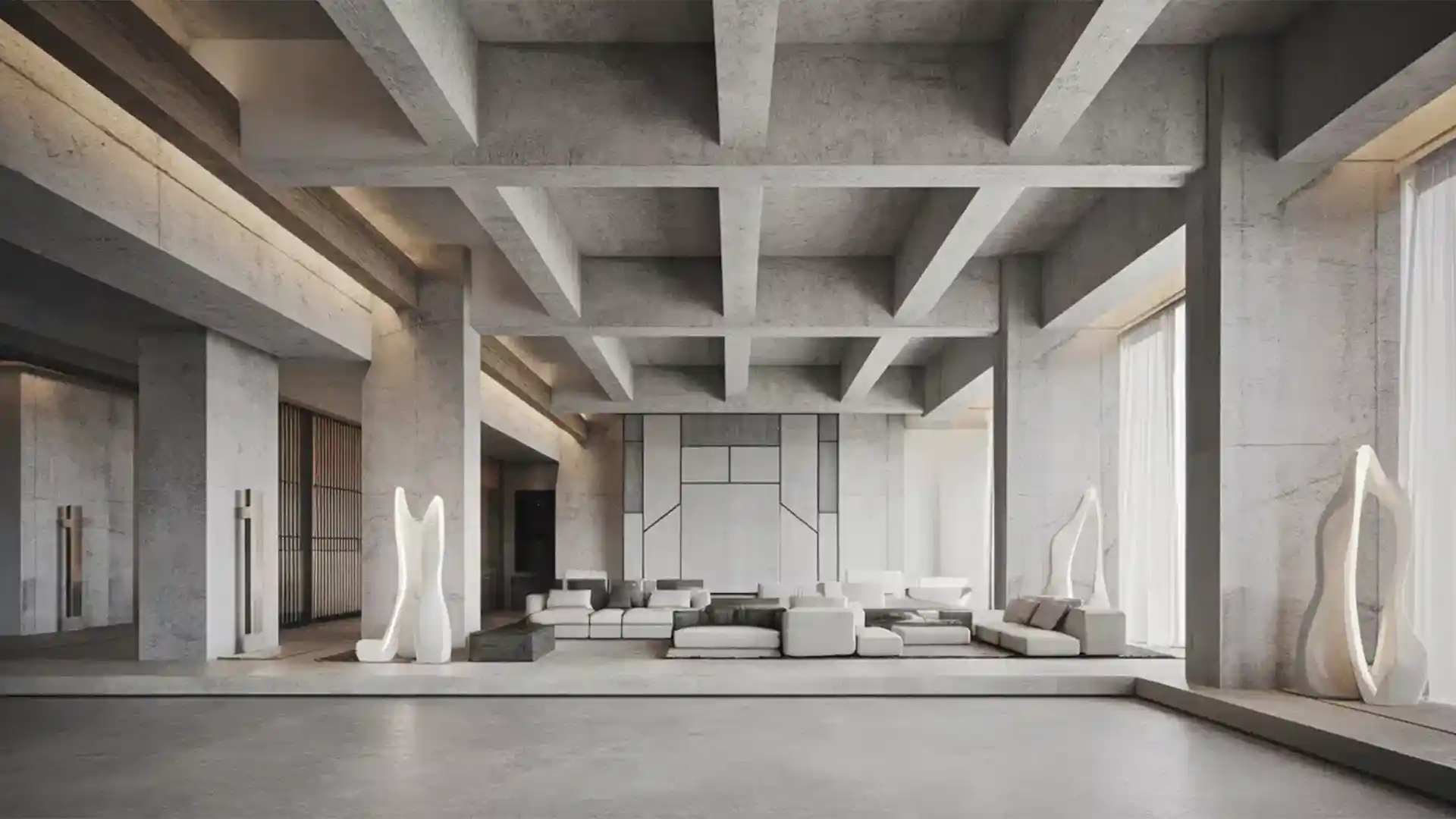 بتن اکسپوز در دکوراسیون داخلی- راهنما، مزایا،کاربرد،تکنیک‌