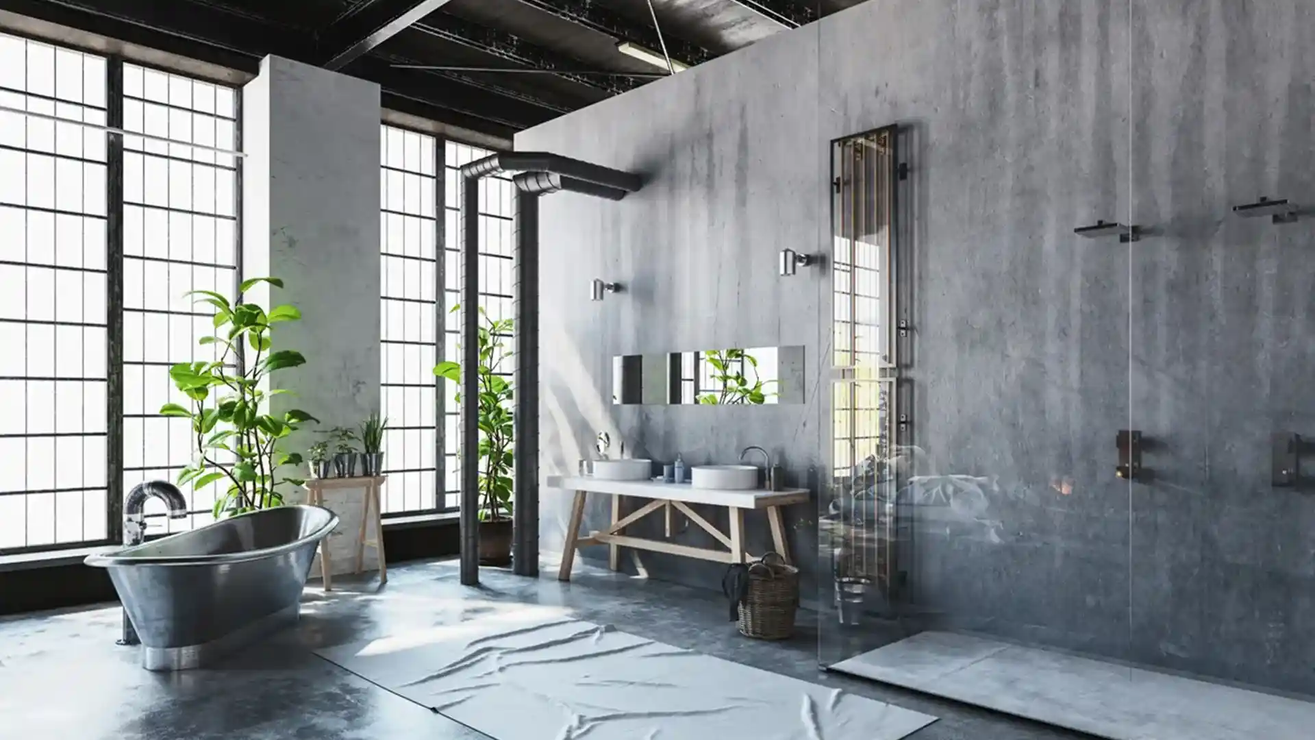 بتن اکسپوز در دکوراسیون داخلی- راهنما، مزایا،کاربرد،تکنیک‌