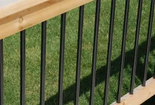 مقایسه نرده بتنی و نرده فلزی