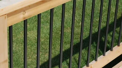 مقایسه نرده بتنی و نرده فلزی