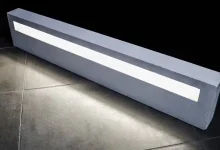 جدول بتنی با نورپردازی داخلی