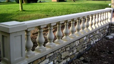 طرح‌های نرده بتنی سفارشی