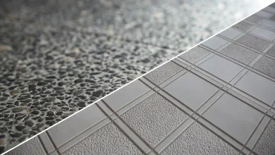 مقایسه واش بتن و موزاییک پلیمری